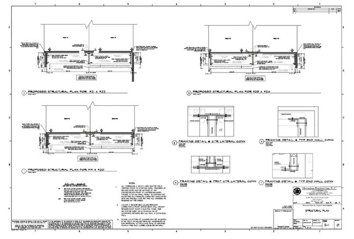 Town House Apartments at Lido Beach Balcony Repair Plan Structural