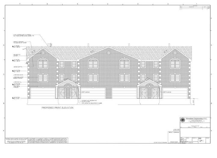 Updates to Elevation Plan for Proposed Apartments in Hauppauge, NY
