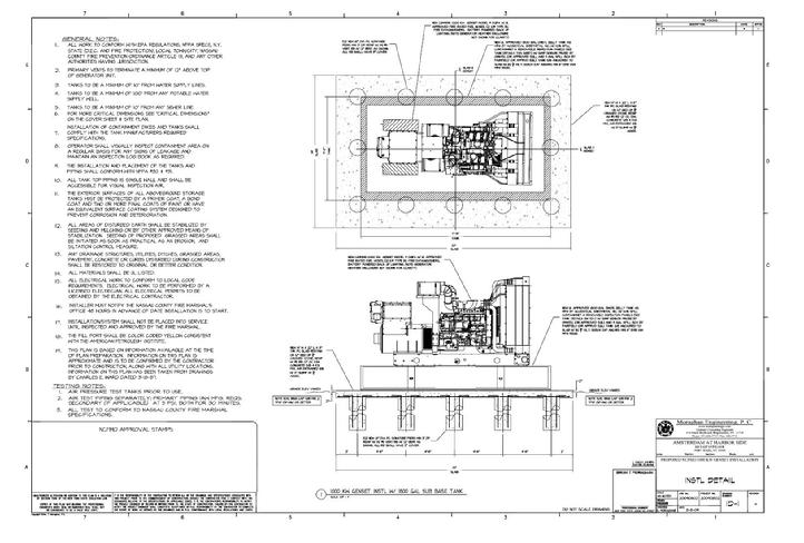 The Amsterdam at Harborside Generator Installation Details Port Washington