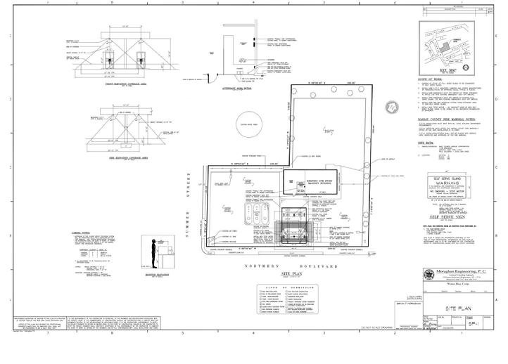 Gas Station Fire Suppression Site Plan Water Boy