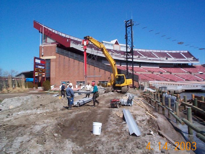 New Sea Wall at Jones Beach Amphitheater