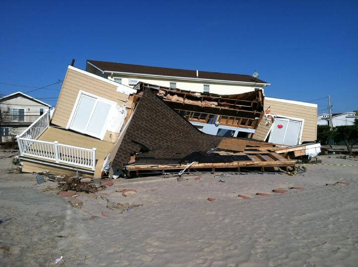 Hurricane Sandy Damage, Breezy Point, NY