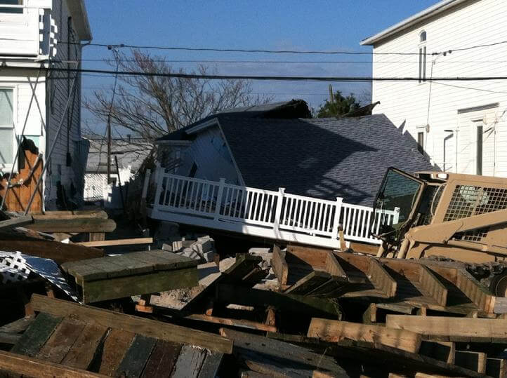 Hurricane Sandy Damage, Breezy Point, NY