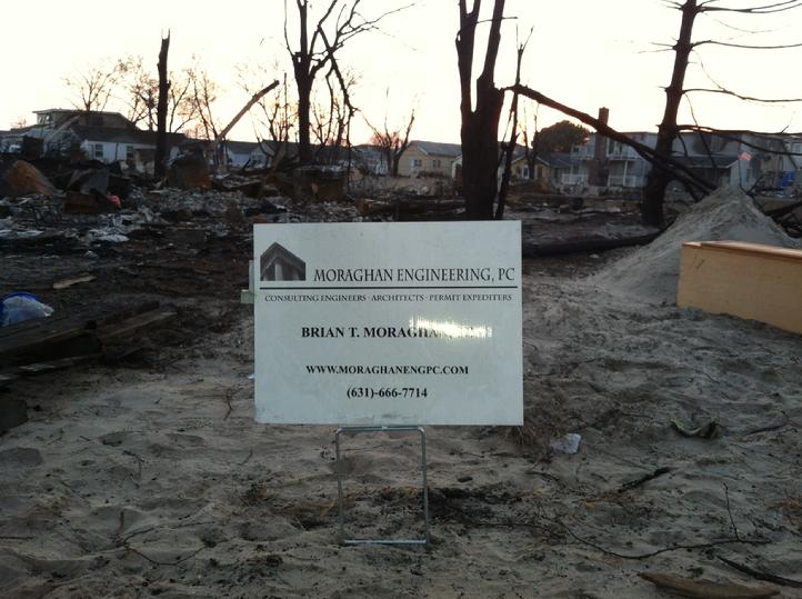 Burned Out Section of Homes, Breezy Point, NY