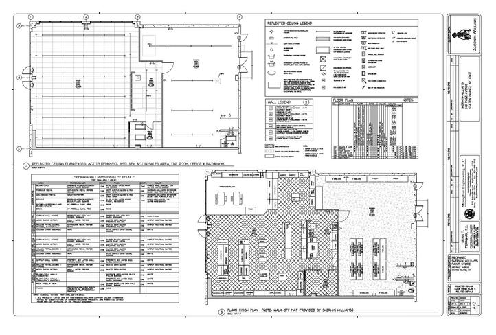 Sherwin-Williams Staten Island Ceiling Floor Finish Plan