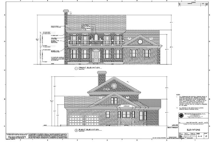 FRONT & REAR ELEVATIONS
