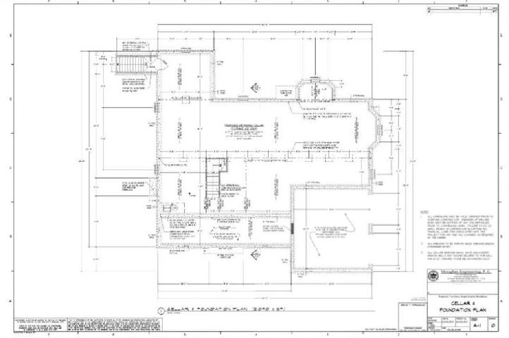 Structural Engineering Foundation Plan