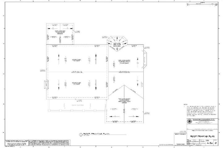 Structural Engineering Roof Framing Plan